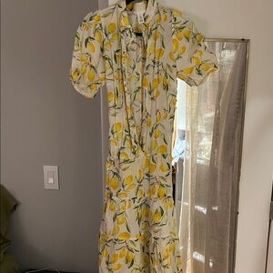 H&M Lemon Print Dress